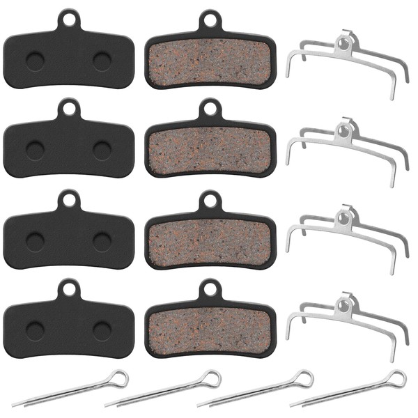 4 Pairs Cube Brake Pads, MTB Bicycle Brake Pads Disc