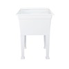 Utility Sink Heavy Duty Freestanding Utility Tub Sink with Drain
