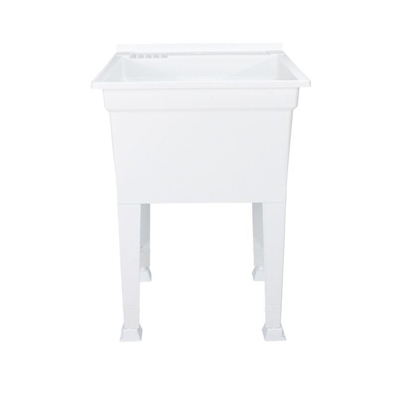 Utility Sink Heavy Duty Freestanding Utility Tub Sink with Drain