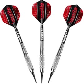 Karella Soft Dart XT-3 19g Barrel Length 55mm Beginner Darts Silver Red