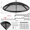Fire Pit Spark Screen, Fire Pit Screen 22 Inch Round