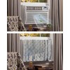 Winter Forest Indoor Air Conditioner Cover for Window Units, Shabby