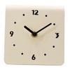 SIXRUN Table Clock, Desktop Clock, Simple Modern Quiet Movement, Metal