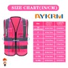 AYKRM breathable high viz Class 2 hi vis Zipper Front