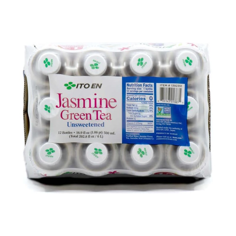 ITO EN Jasmine Green Tea, Unsweetened, 16.9 fl oz, 12