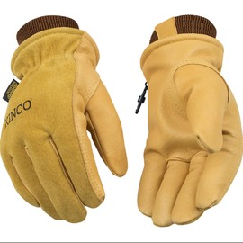 Kinco Lined Premium Grain & Suede Pigskin Leather Work Gloves (Style No. 94HK)