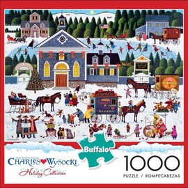 Buffalo Games - Charles Wysocki - Churchyard Christmas - 1000 Piece Jigsaw Puzzle