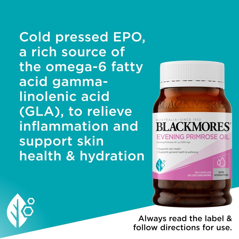 Blackmores Evening Primrose Oil | Supports Skin Health & Hydration