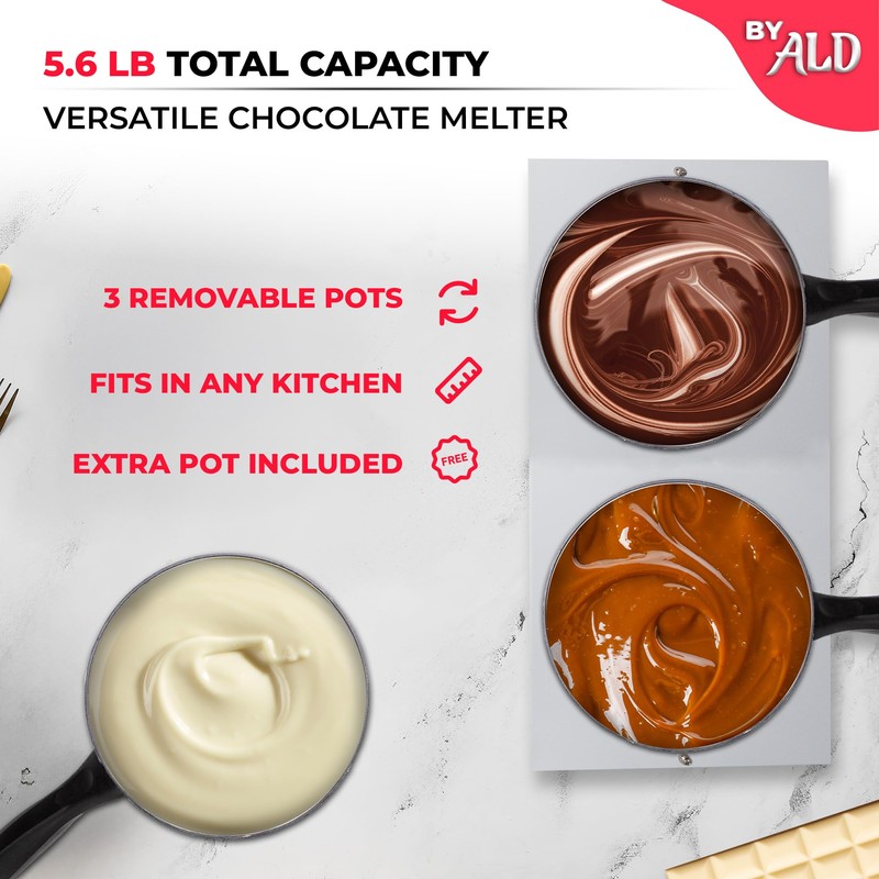 GorillaRock Chocolate Melting Pot | Professional Chocolate Tempering Machine with