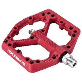 ROCKBROS Bike Pedals Nylon MTB Pedals Non-Slip Wear-Resistant 9/16 ’’ Pedals for MTB, Road Bike, E-Bike