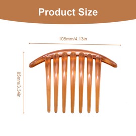 VBSJAH Hair Combs 4 Pieces Hair Combs with Rhinestones Hair Combs for Women Girls Gifts Bridal Hair Accessories Hair Side Combs for Women and Girls