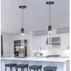 HAIXIANG Set of 2 Pendant Lights for Kitchen Island, White