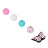 20Pcs Round Beads 5Pcs Butterfly Shaped Beads DIY Kit for