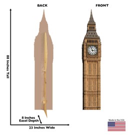 Cardboard People Big Ben Clock Tower Life Size Cardboard Cutout Standup