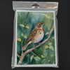 Caroline's Treasures Vermont Hermit Thrush Greeting Cards Pack of 8