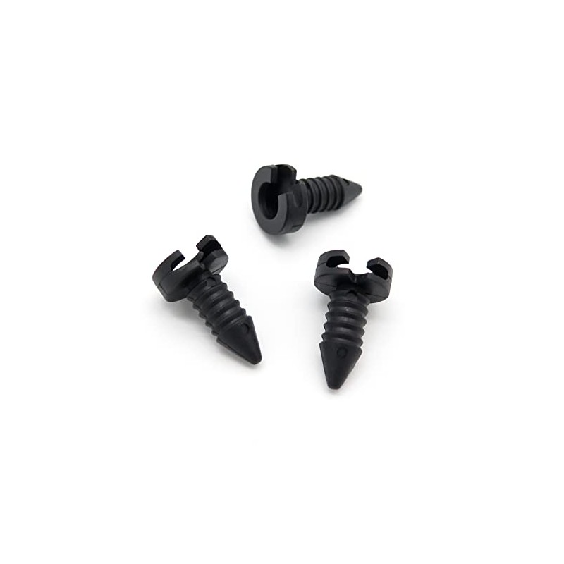 VVO Fasteners- Black Plastic Front Door Card Clips for Land