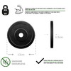 G5 HT SPORT Unisex Adult Bore Disc Made of Rubberised