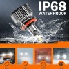 ENJOYAKOM 12000K H11 H9 LED Headlight Super Bright Bulbs Kit