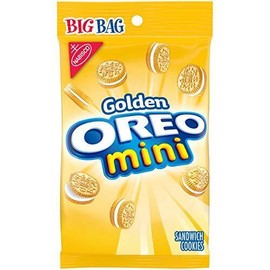 Oreo Minis Golden Sandwich Cookies Big Bag 3 Ounce [1-Bag]