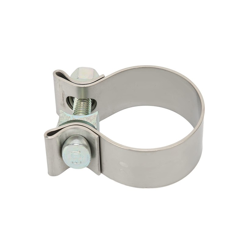 Exhaust Pipe Clamp, Universal Exhaust Band Seal Clamps Rustproof Muffler