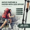 KINGGEAR Nordic Walking Stick, TP1 Hiking Poles Retractable Lightweight 7075