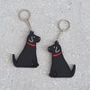 Sweet William Black Labrador Keyring