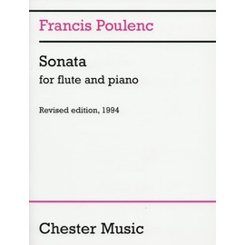プーランク: フルート・ソナタ/チェスター社/ピアノ伴奏付ソロ