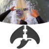 Surfboard Fins Replacement PVC Left Middle Right Surf Fins for