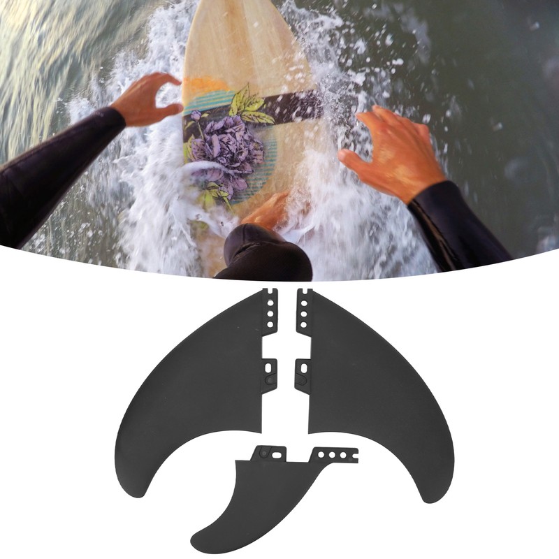 Surfboard Fins Replacement PVC Left Middle Right Surf Fins for