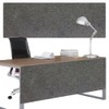 VOVCIG Under Desk Privacy Panel,59 x 19.7 inch Felt Board