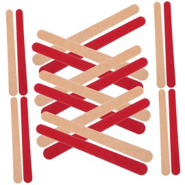 Hohopeti 40pcs Sanding Sticks Model Polishing Rods Wood Carving Tools Nail Buffing Blocks Easy to Use Polishing Tools