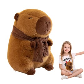 Xumann Capybara Plush Toy, Cute Capybara Teddy Plush Doll Home Decoration, Birthday Gift for Kid Boy Girl(25 CM)