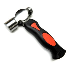 Ball Peen Hammer 12oz Stubby Steel Short Handle Ergonomic Metal Crafts Hammer