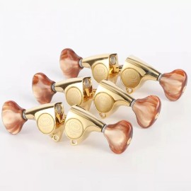GOTOH NEW Gotoh SGV510Z-CL5 Tuners L3+R3 Set Advanced Tuning 21:1 Gear Ratio 3x3, GOLD
