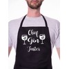 Print4U Chief Gin Taster Funny BBQ Baking Cooking Slogan Apron
