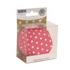 PME Pink Polka Dot Cupcake Cases, Foil Lined, Pk/30, Paper