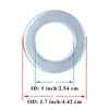 2 Sets Trailer Nut Kit for 1" Shaft Spindle, Includes