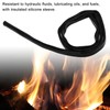 3.3ft Fuel Line Heat Shield Silicone Fiberglass Fire Proof Oil