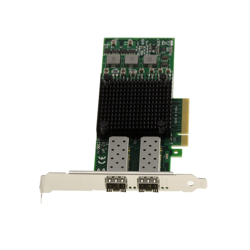 KALEA-INFORMATIQUE PCIe Controller Card 10G LAN Network Fibre SFP+ 2