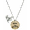 Inspired Life $25 NWT Two-Tone "Enjoy the Journey" Charm Pendant
