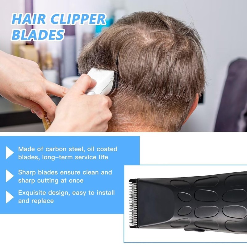 2025 MIFADLE 2x Clipper Replacement Trimmer Blade, Replacement Hair Blade