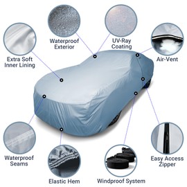 iCarCover Premium Car Cover for 2000-2005 Chevy Monte Carlo Waterproof All Weather Rain Snow UV Sun Hail Protector for Automobiles, Automotive Accessories Full Exterior Indoor Outdoor Car Cover