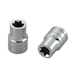 Kyoto Machine Tools (KTC) E Type Torx Wrench B4E20 Opposite Side Dimensions: 0.7 x 0.5 x 0.5 inches (18.41 x 12.7 x 38.5 mm)
