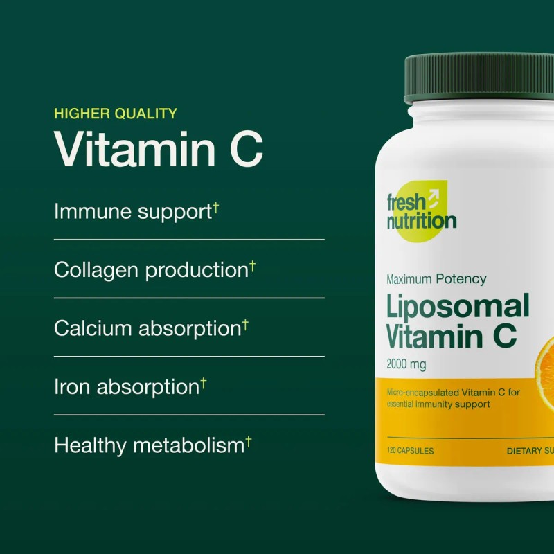 Fresh Nutrition Vitamina C Liposomal 2000mg 120 Cpsulas