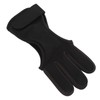 Bow Arrow Finger Guard Competition Archery 3 Fingers Glove Adjustable