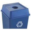 Rubbermaid Commercial 2791BLU Untouchable Bottle and Can Recycling Lid -