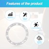 CGEAMDY 2 Pcs Car Push Start Button Crystal Rhinestone Cover/Sticker,
