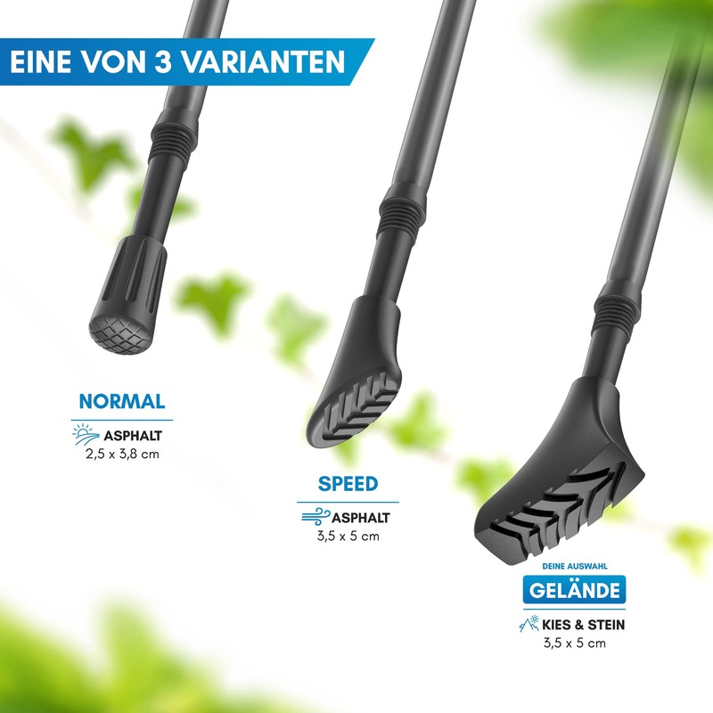 NORDMUT® Nordic Walking Poles Rubber Buffer [Pack of 14] Hiking