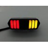TASWK Motorcycle LED Turn Signal Tail Light Brake Stop Running