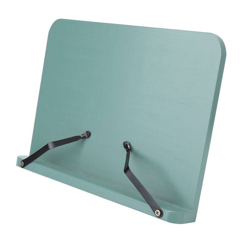 Book Stand Adjustable Angle Foldable Small Desk Bookrest with Page